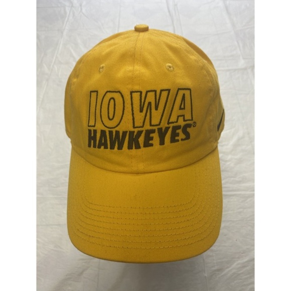 New Nike  Iowa‎ Hawkeyes Golf Dri-Fit Heritage 86 Hat Cap Athletic New Yellow